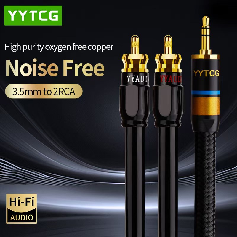 Home Cinema Choice - YYTCG كابل RCA HiFi ستيريو 3.5