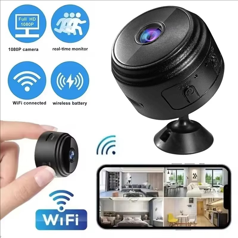 Home Cinema Wireless - كاميرات A9 ميني بدقة 1080P مع