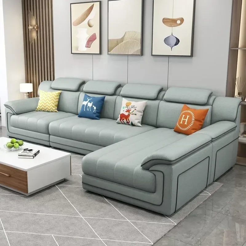 أرائك خشبية بيج أوروبية حشو مس - مراجعة Home Cinema Sofa وسعره