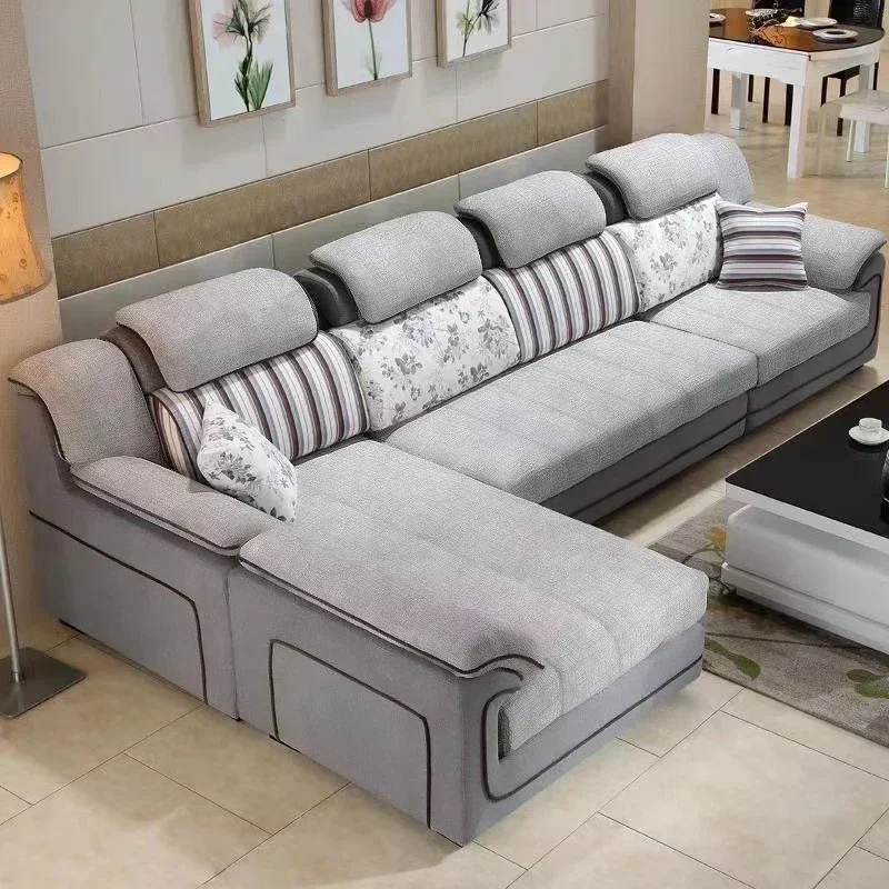 أرائك خشبية بيج أوروبية حشو مس - مراجعة Home Cinema Sofa وسعره