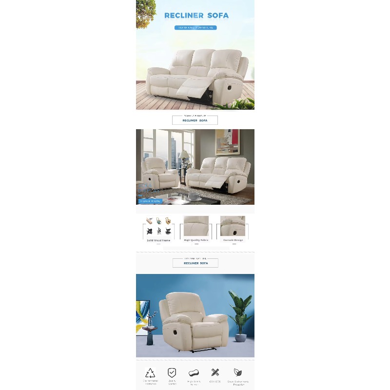 أريكة حديثة قابلة للإمالة كهرب - مراجعة Home Cinema Sofa وسعره