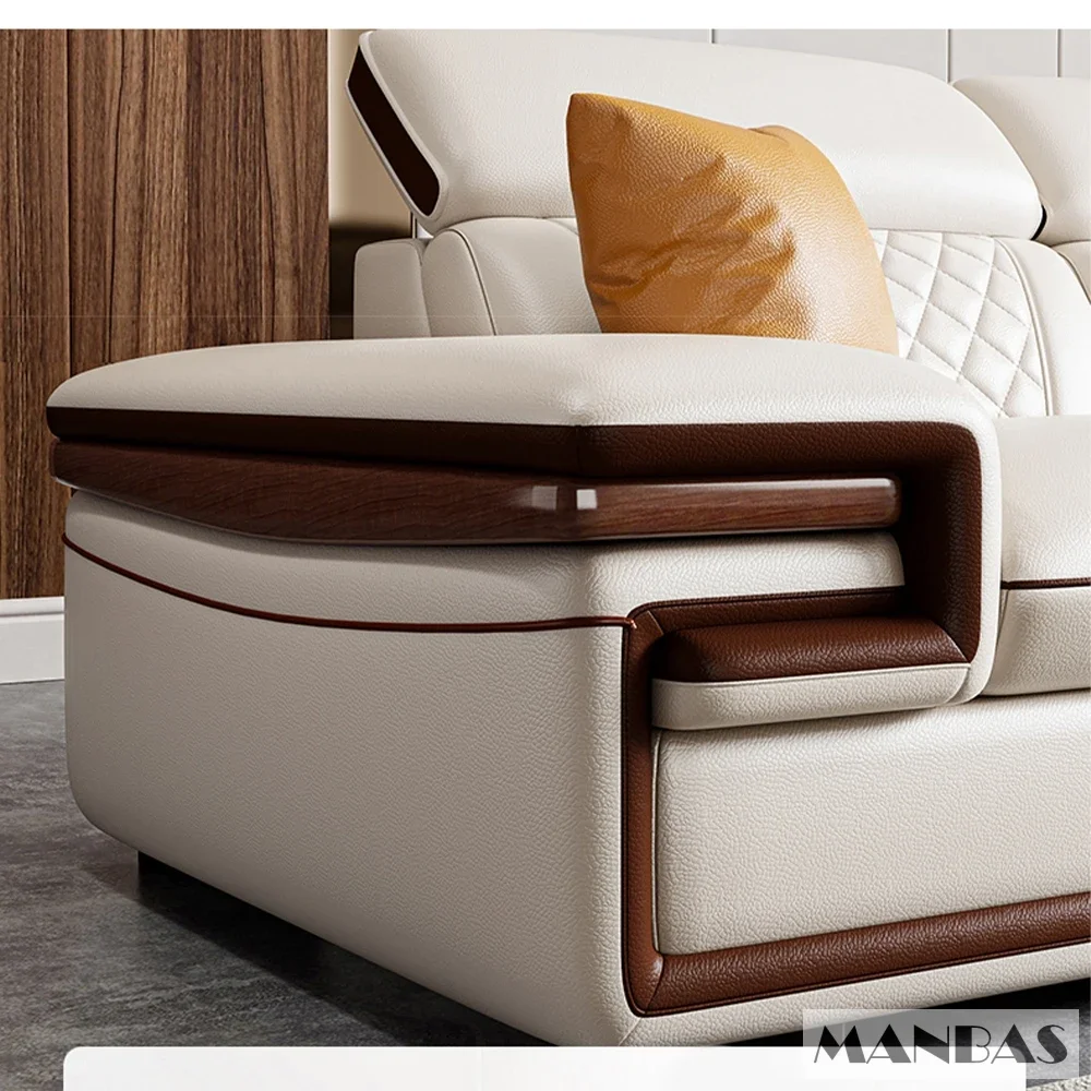 طقم أريكة MINGDIBAO الفاخر من  - مراجعة Home Cinema Sofa وسعره