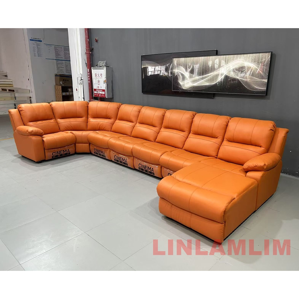 أريكة كرسي فاخرة كبيرة الحجم م - مراجعة Home Cinema Sofa وسعره
