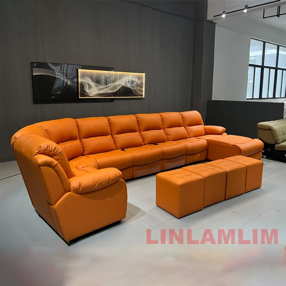 أريكة كرسي فاخرة كبيرة الحجم م - مراجعة Home Cinema Sofa وسعره
