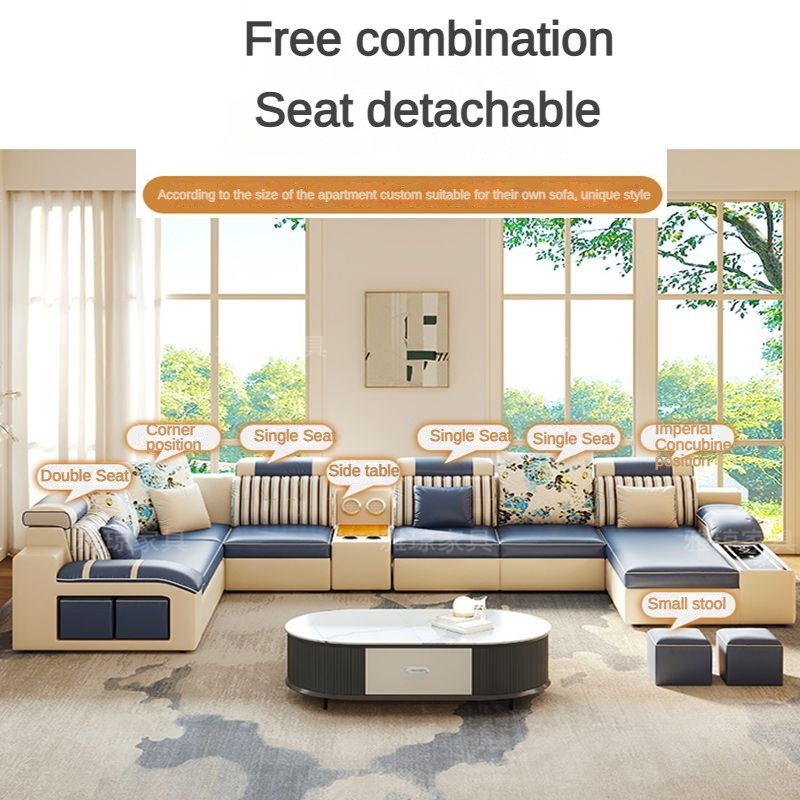 أحدث طقم أريكة لغرفة المعيشة ب - مراجعة Home Cinema Sofa وسعره