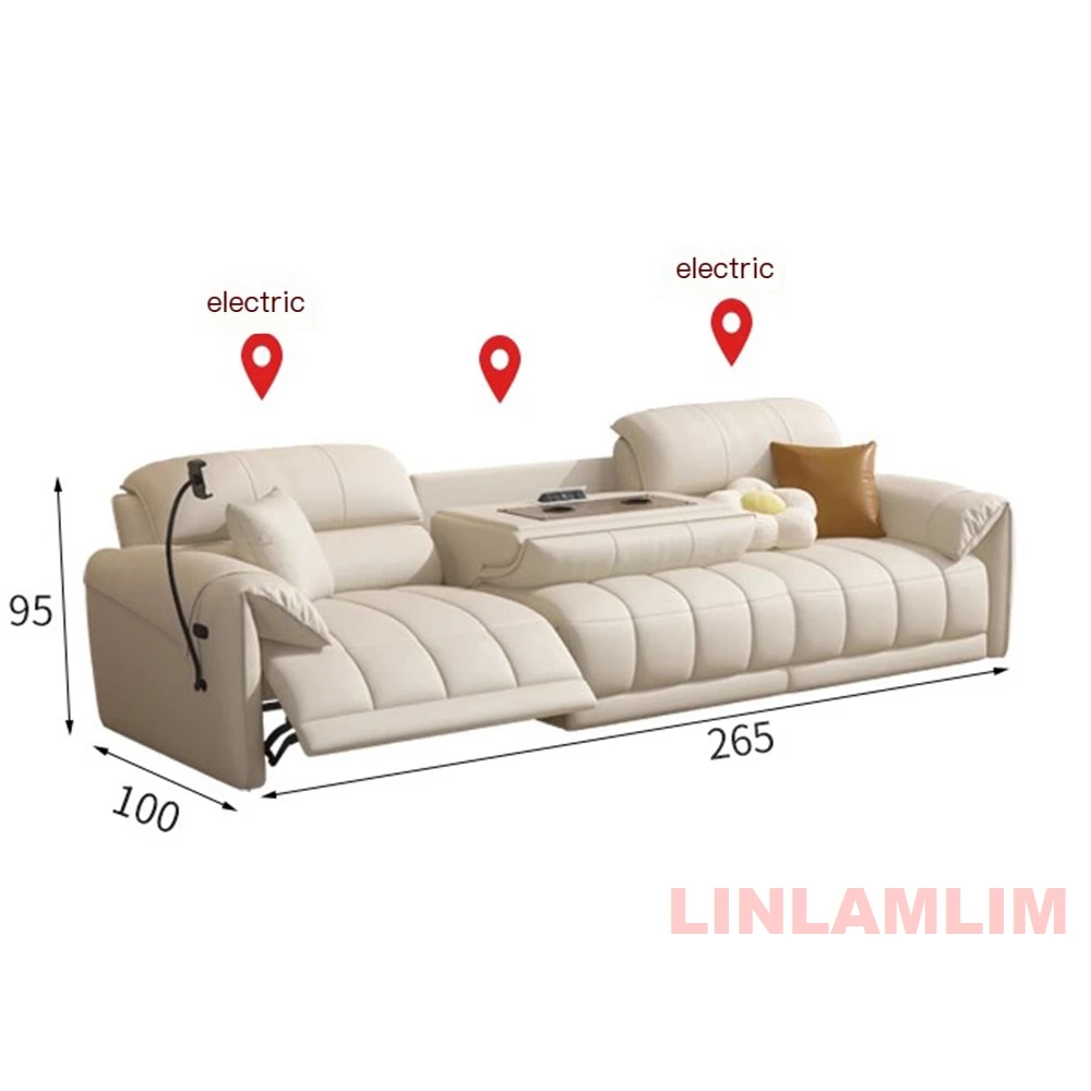 أريكة استلقاء كهربائية حديثة م - مراجعة Home Cinema Sofa وسعره