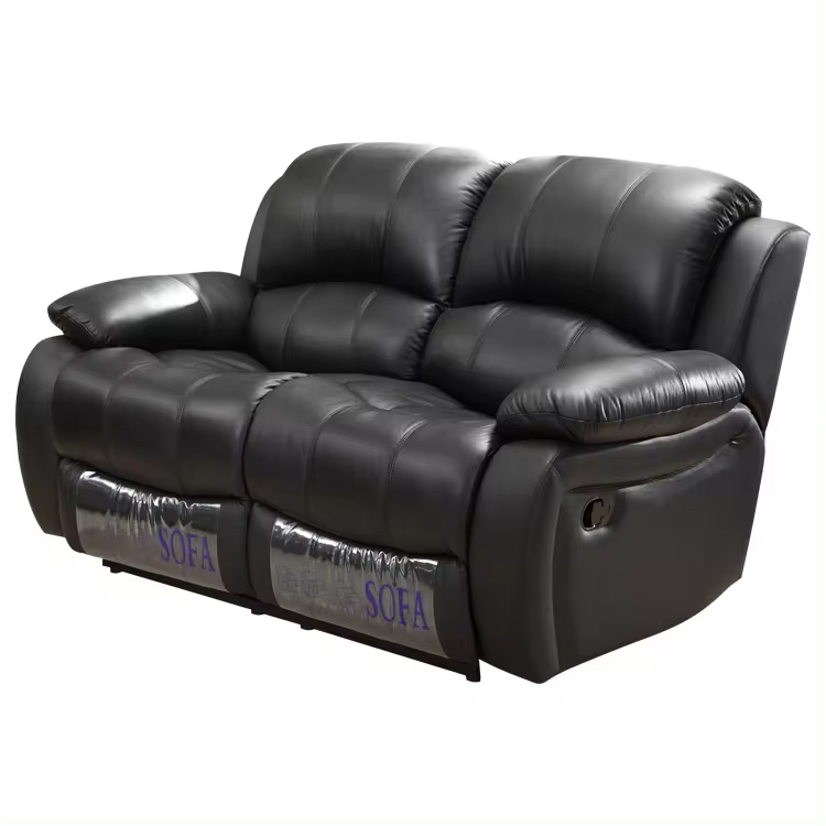 طقم أريكة جلد طبيعي لغرفة المع - مراجعة Home Cinema Sofa وسعره